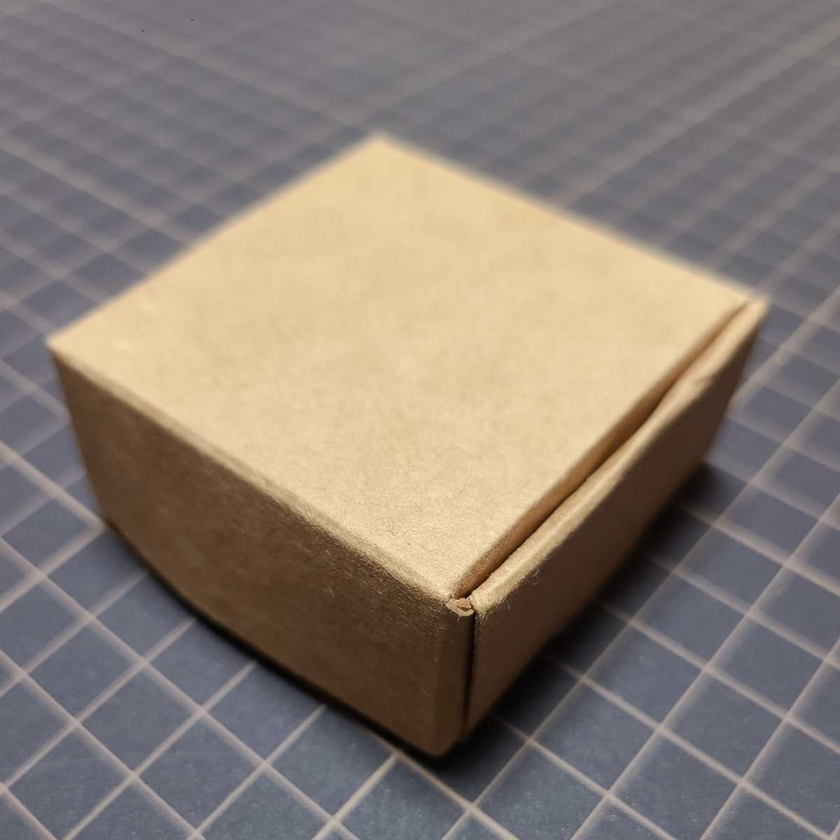 クラフトボックス 未晒しクラフト紙 小さい箱 小箱 アクセサリー ガラス タイル 梱包資材 梱包材 小型 _画像2
