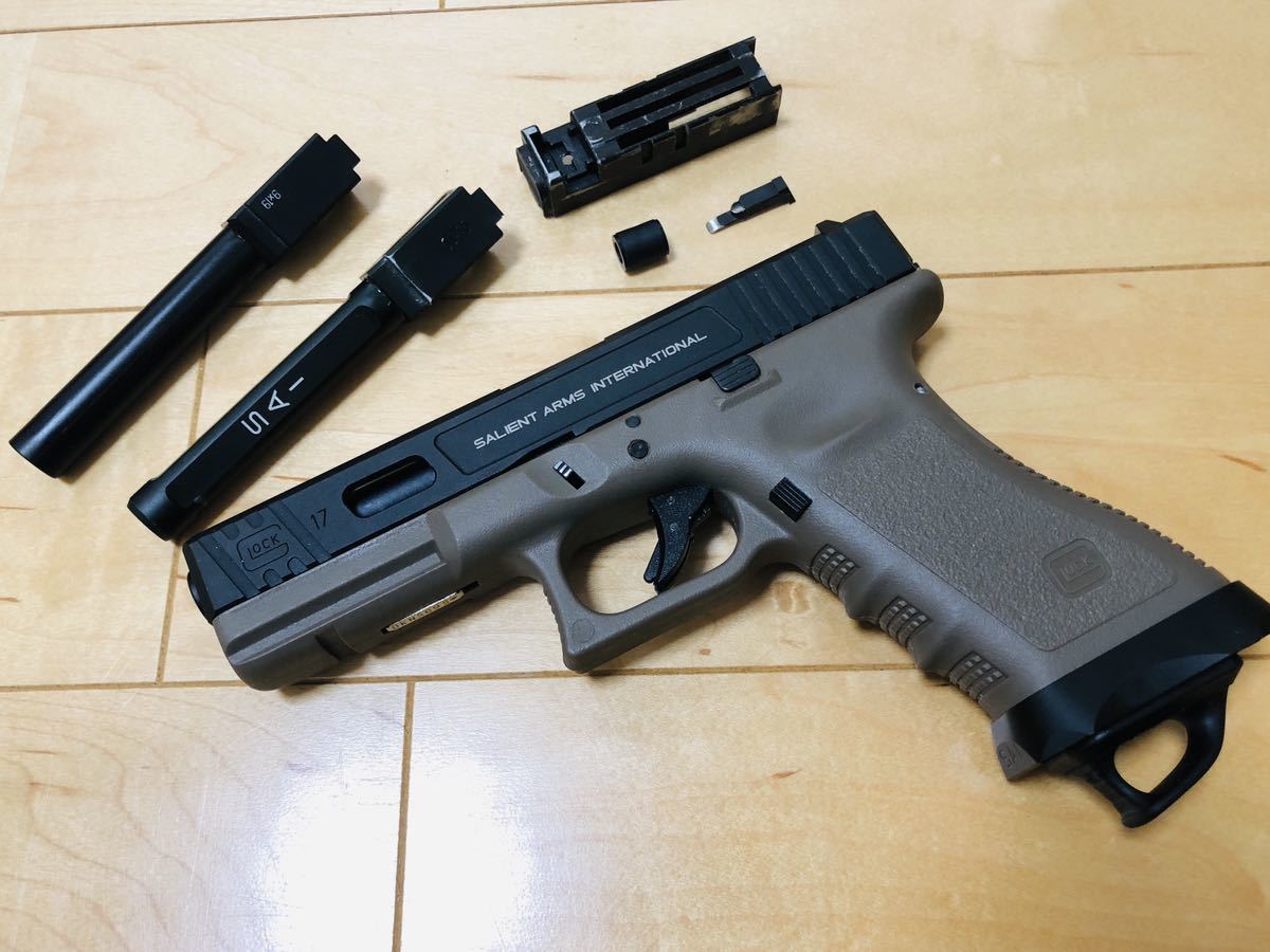 東京マルイ ガスブロ GLOCK17 gen3 SAI カスタム 廃盤パーツ 東京マルイ ガスブロ GLOCK17 gen3 SAI カスタム 廃盤パーツ