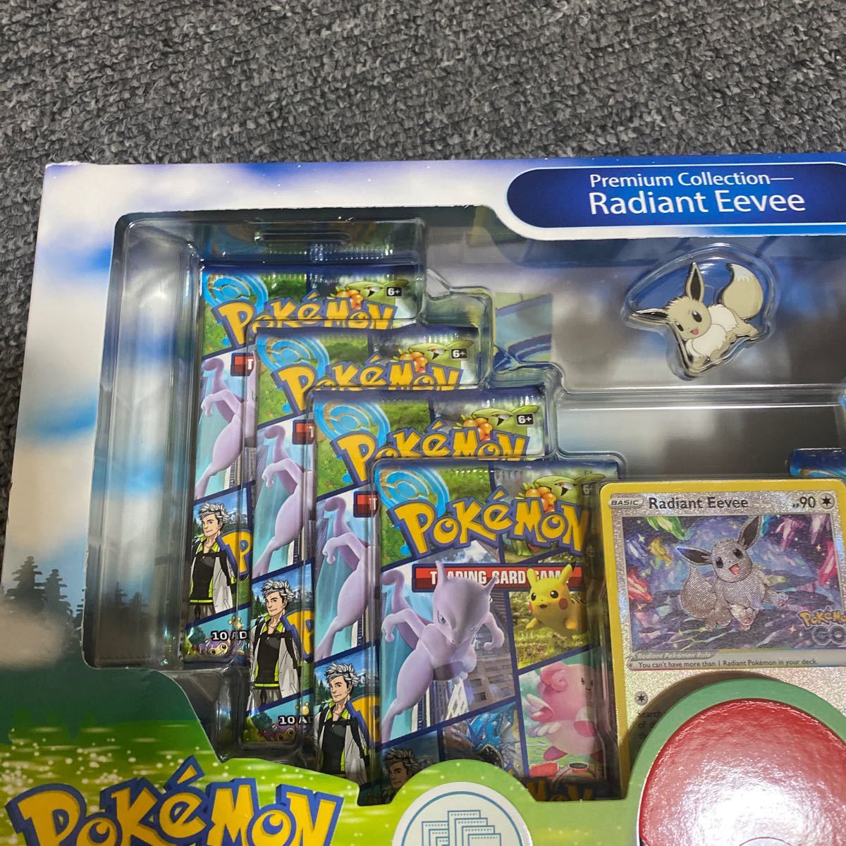 海外限定)英語版 ポケモンGO かがやくイーブイ プレイマット 海外限定)英語版 ポケモンGO かがやくイーブイ プレイマット