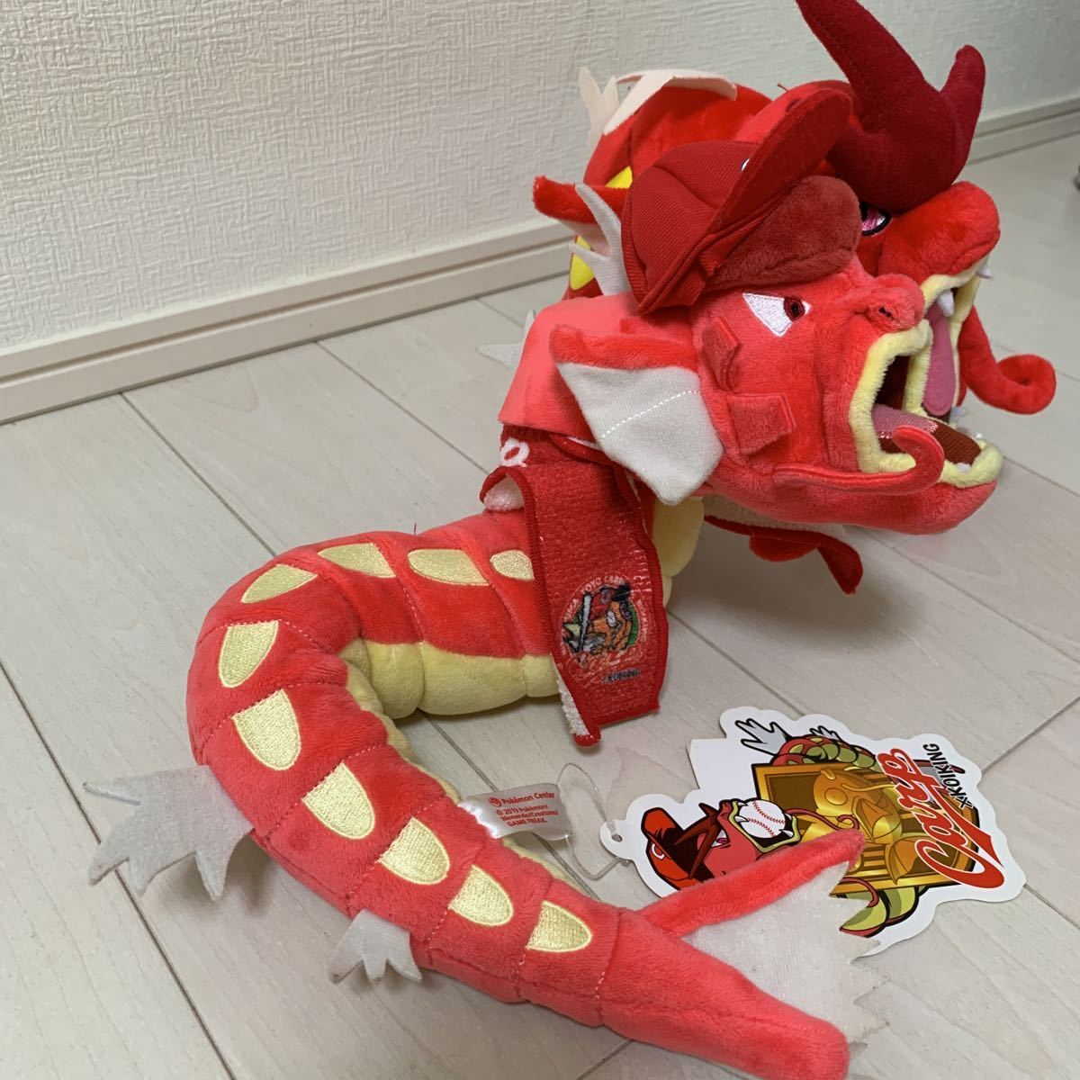 ポケモンセンターオリジナルぬいぐるみ コイキング ×カープ 赤い ポケモンセンターオリジナルぬいぐるみ コイキング ×カープ 赤い