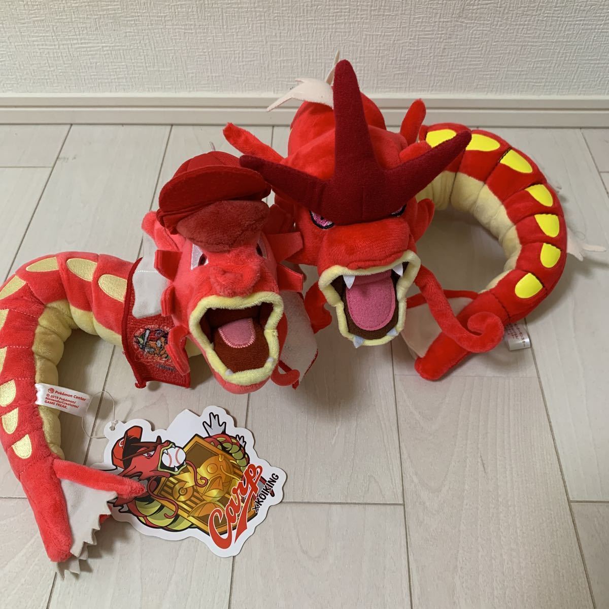 ポケモンセンターオリジナルぬいぐるみ コイキング ×カープ 赤い ポケモンセンターオリジナルぬいぐるみ コイキング ×カープ 赤い