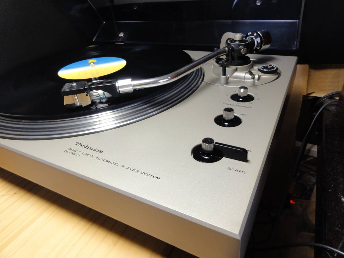Technics SL-1600 D.D.AUTOMATICレコードプレーヤー 針付き メンテ済