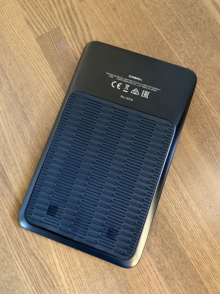 送料込・新品と遜色なし】CASIO カシオプレミアム電卓 S100 (黒