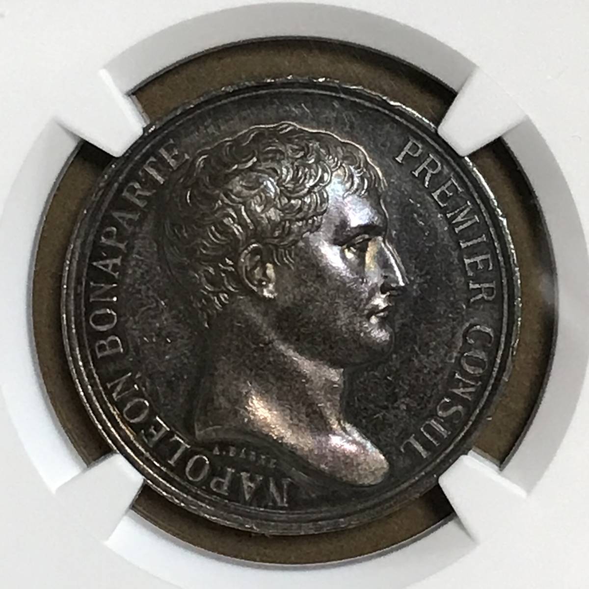 ☆1840 フランス SILVER MEDAL ナポレオン1世 NGC MS 62 ☆1840 フランス SILVER MEDAL ナポレオン1世 NGC MS 62