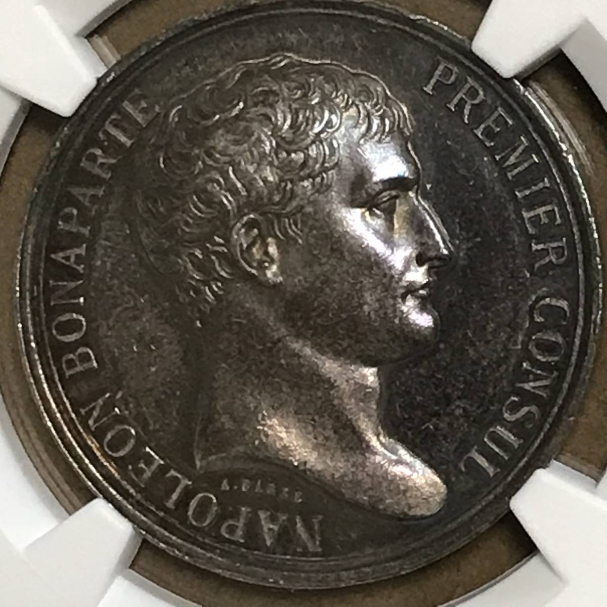 ☆1840 フランス SILVER MEDAL ナポレオン1世 NGC MS 62 ☆1840 フランス SILVER MEDAL ナポレオン1世 NGC MS 62