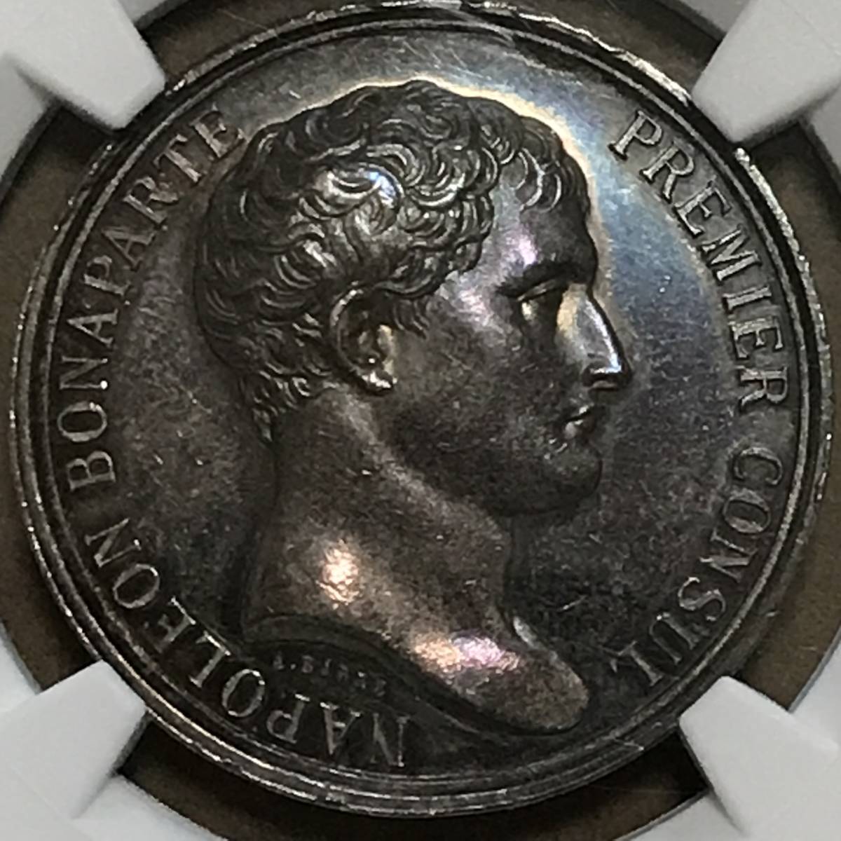 ☆1840 フランス SILVER MEDAL ナポレオン1世 NGC MS 62 ☆1840 フランス SILVER MEDAL ナポレオン1世 NGC MS 62