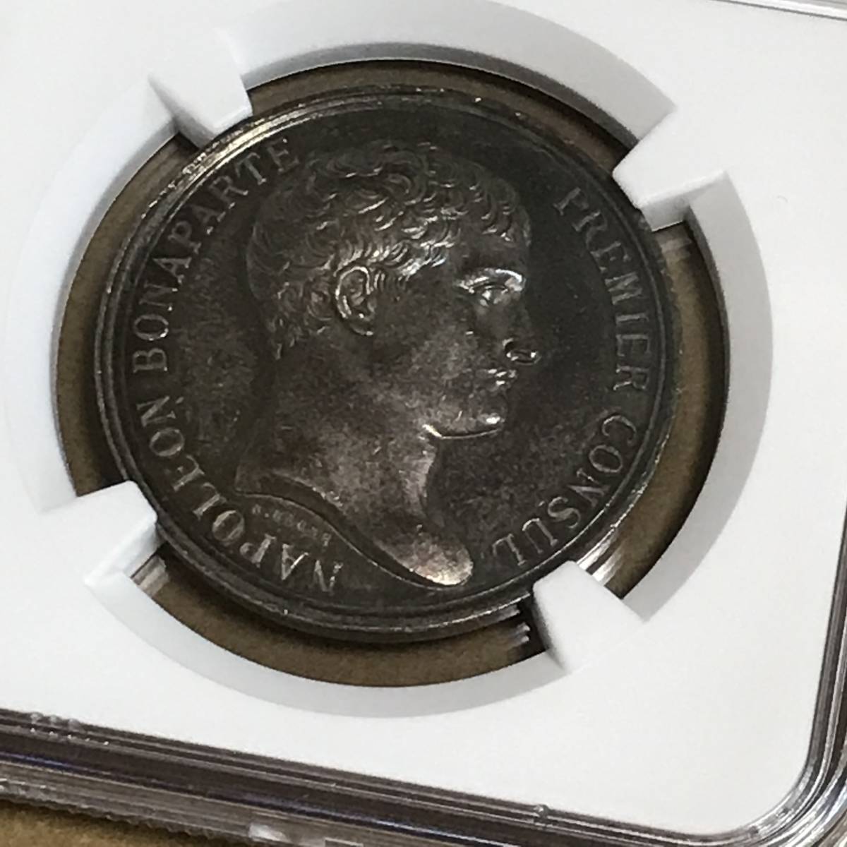 ☆1840 フランス SILVER MEDAL ナポレオン1世 NGC MS 62 ☆1840 フランス SILVER MEDAL ナポレオン1世 NGC MS 62