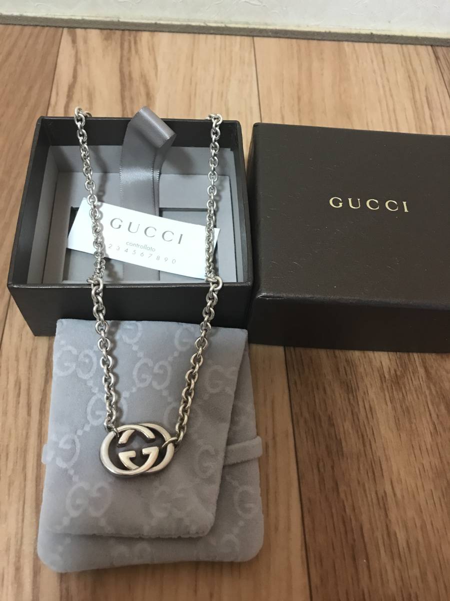 GUCCI グッチ　正規品　シルバー　ネックレス　925_画像1