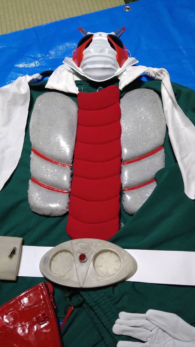 マスク 1/1 コスプレ コスチューム アトラク ベルト V3 一式(マスク