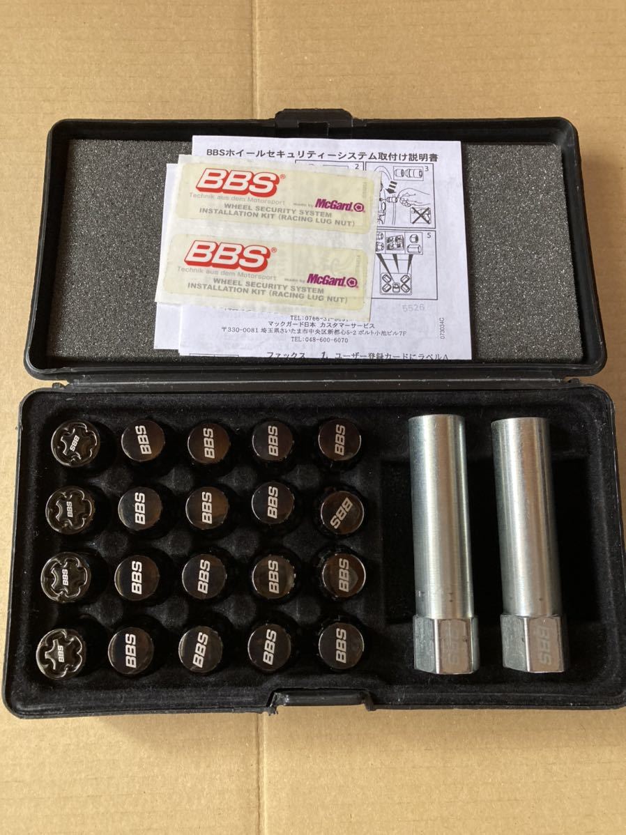BBS マックガード インストレーションキッド ロックナット M12 1.25 美 BBS マックガード インストレーションキッド ロックナット M12 1.25 美