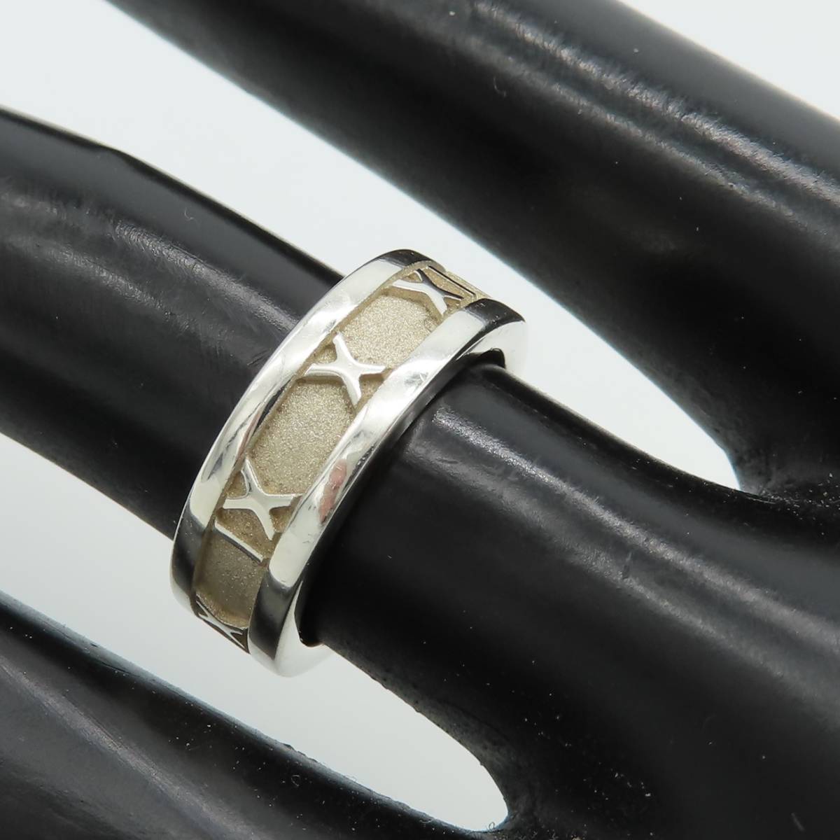 美品 Tiffany&Co. ヴィンテージ ティファニー アトラス シルバー リング 9号 指輪 SV925 OO4の画像4