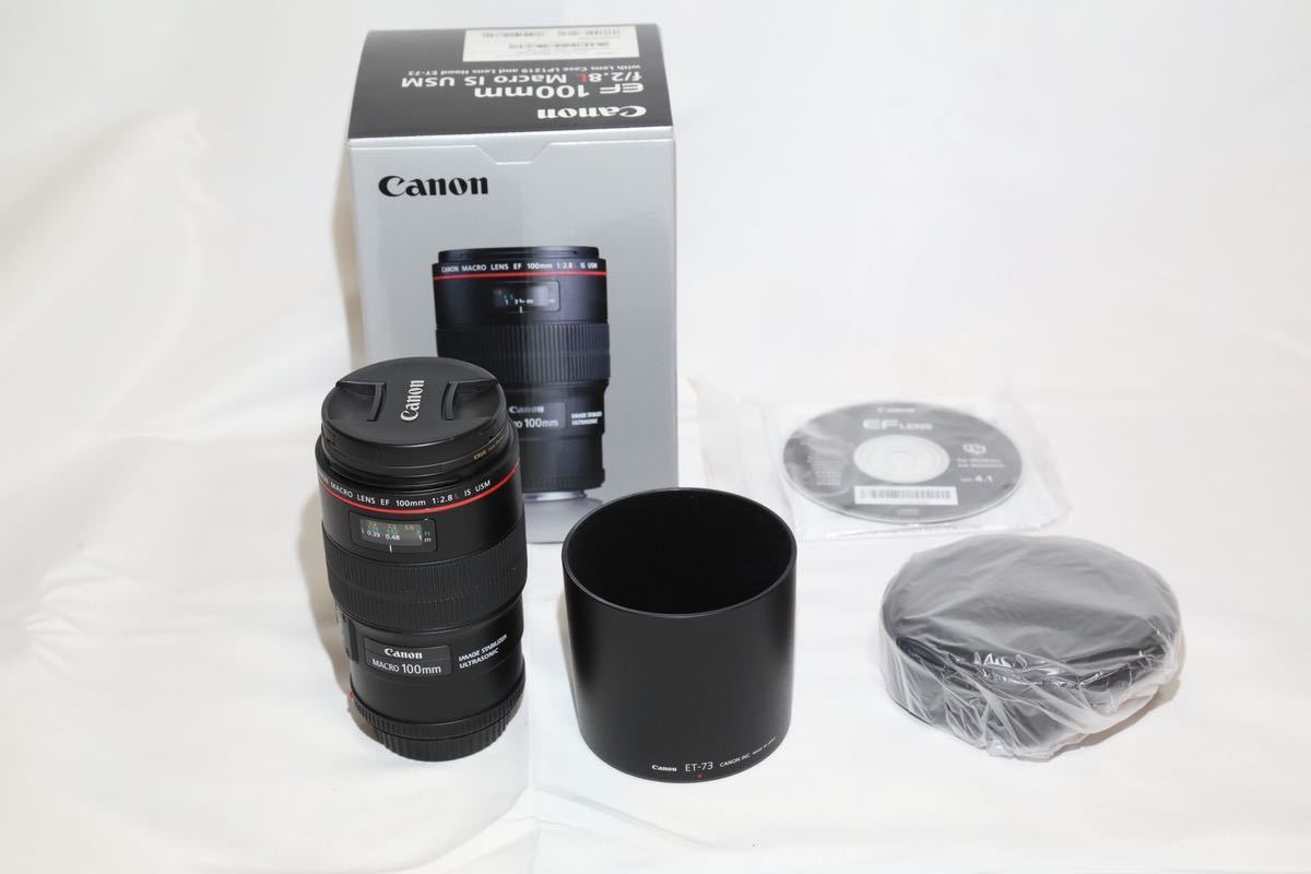 美品】CANON EF100mm F2.8L Macro IS USM 使用少ない