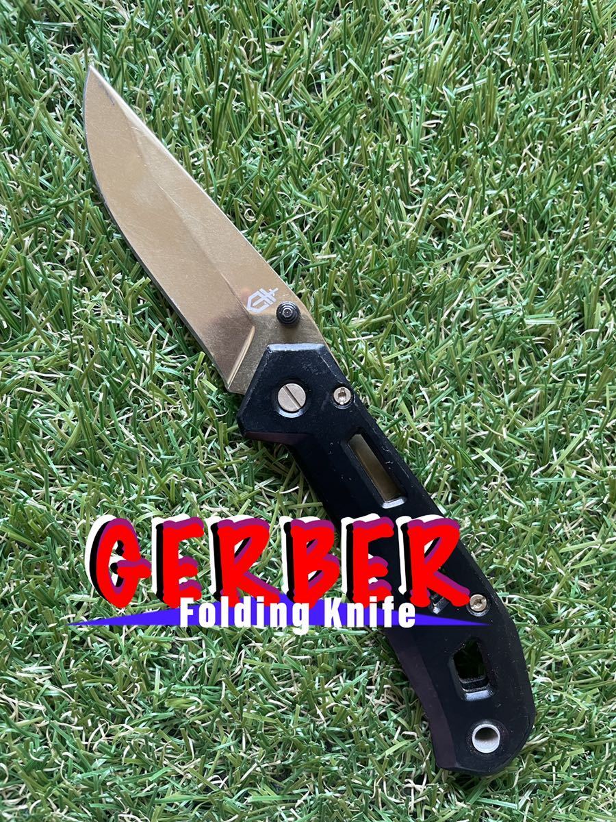 GERBER #909 ［AirLift Gold Blade］ガーバー 折りたたみナイフ フォールディングナイフ