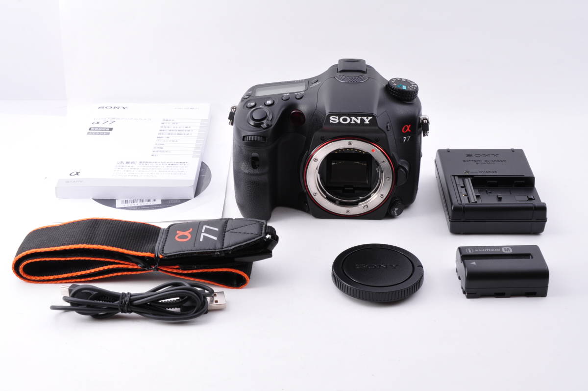 ☆超美品☆ ソニー SONY α77 SLT-A77V ボディ 通電やシャッターなどの