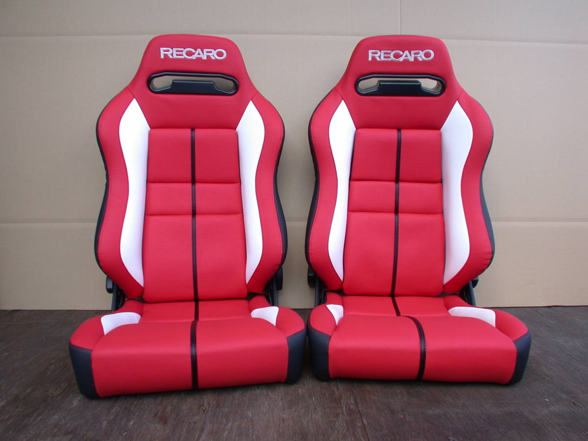 RECARO SR-3 custom low поддержка 2 ножек комплект обивка изменение не использовался Hiace RV BOX