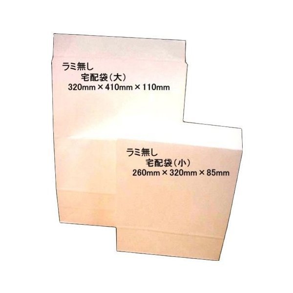 オンラインショップ】 白クラフト宅配袋(小)×100枚 パック コート