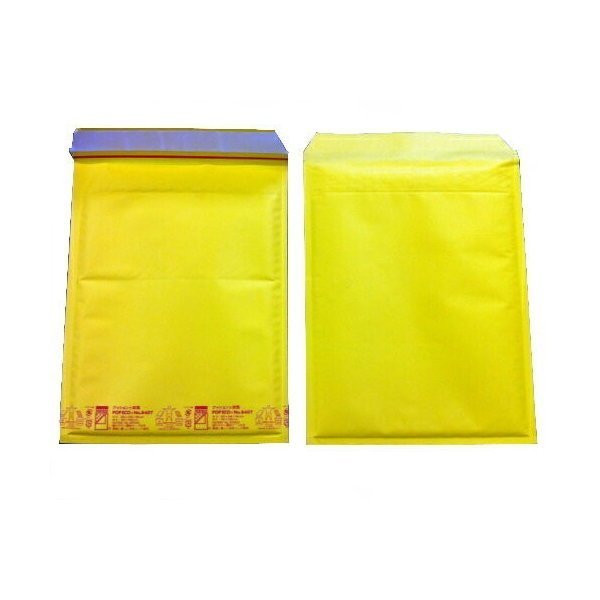 黄色い クッション封筒 ポップエコ840T×100枚 パック A4用