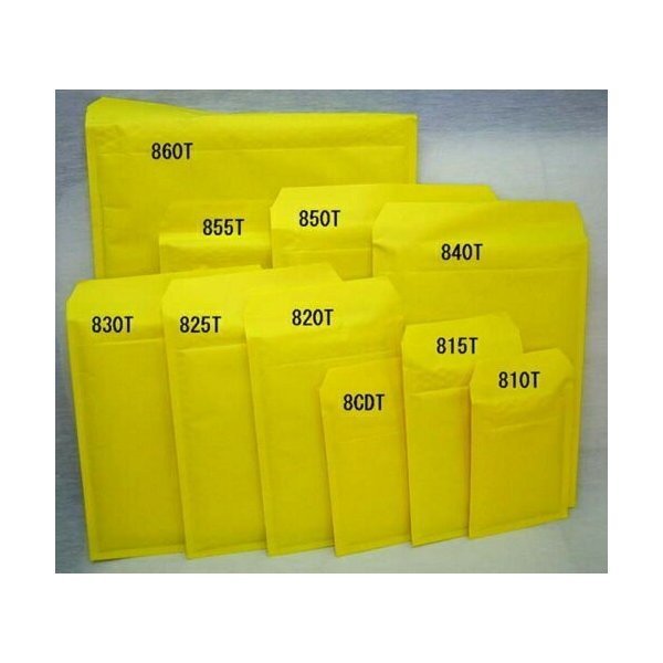 黄色い クッション封筒 ポップエコ850T×50枚 パック A4ファイル用 送料無料_画像2