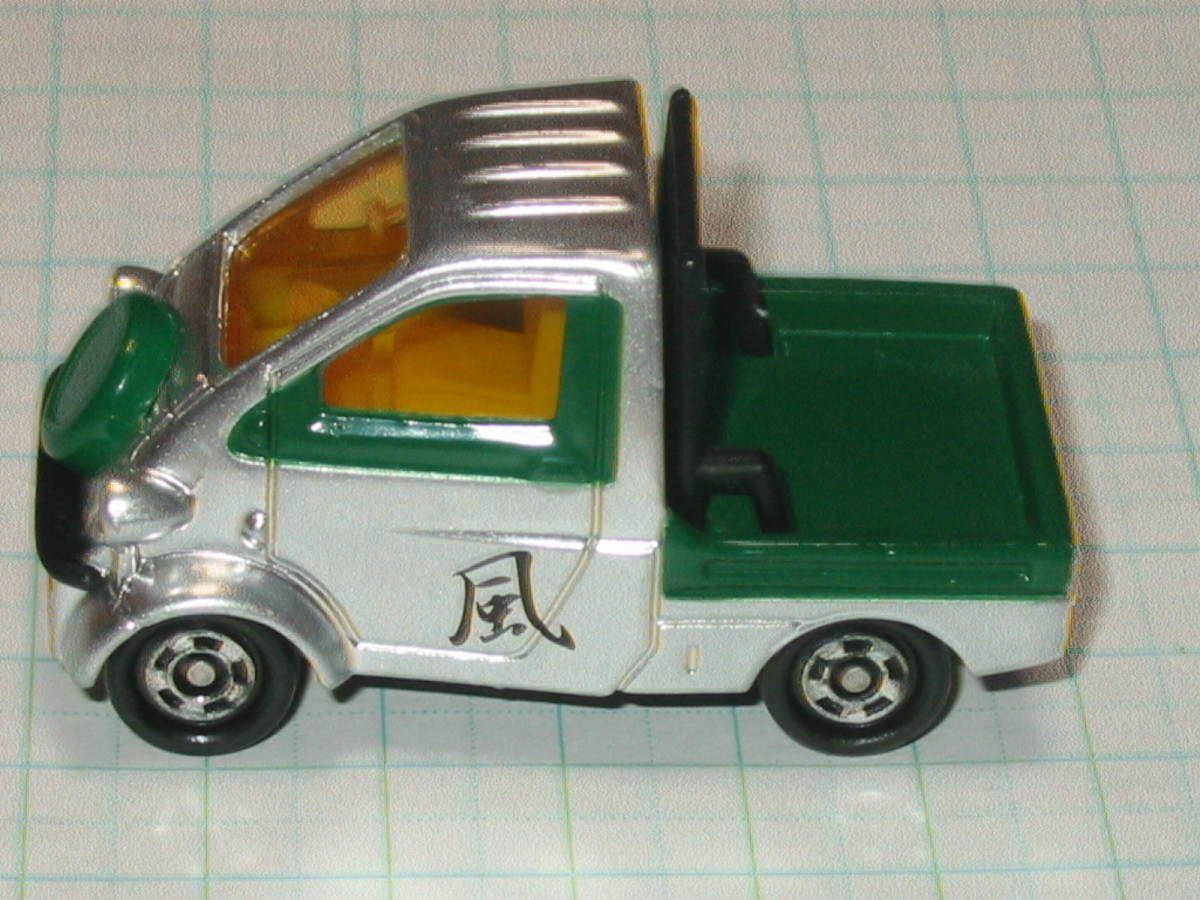 絶版品 トミカ 62 Special Model Set No.5 清風明月★ダイハツ ミゼットⅡ 風 銀メッキ DAIHATSU MIDGET Ⅱ 中国製_画像5