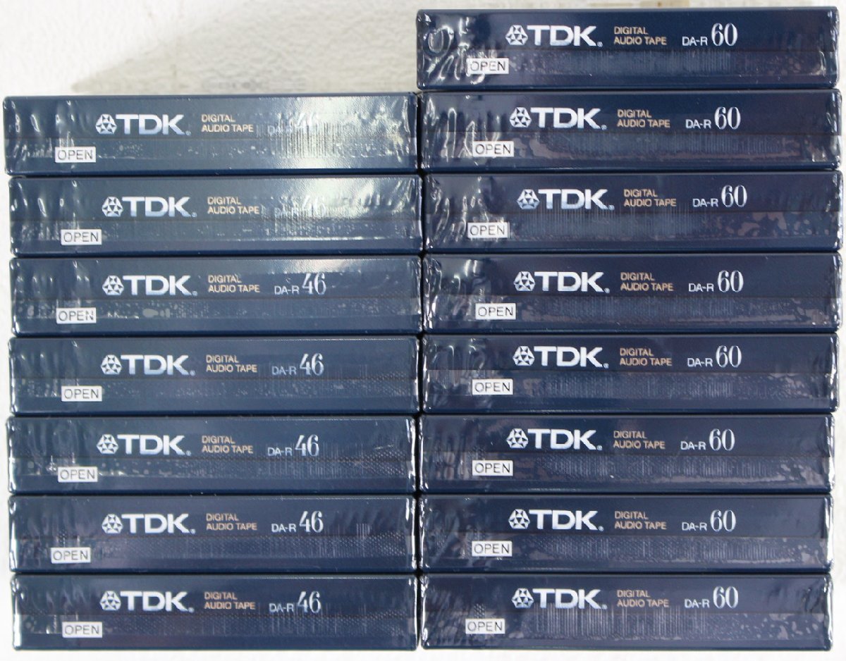 ◇未開封品◇ TDK DATテープ DA-R60×8本 DA-R46×7本 計15本セット （2752571）