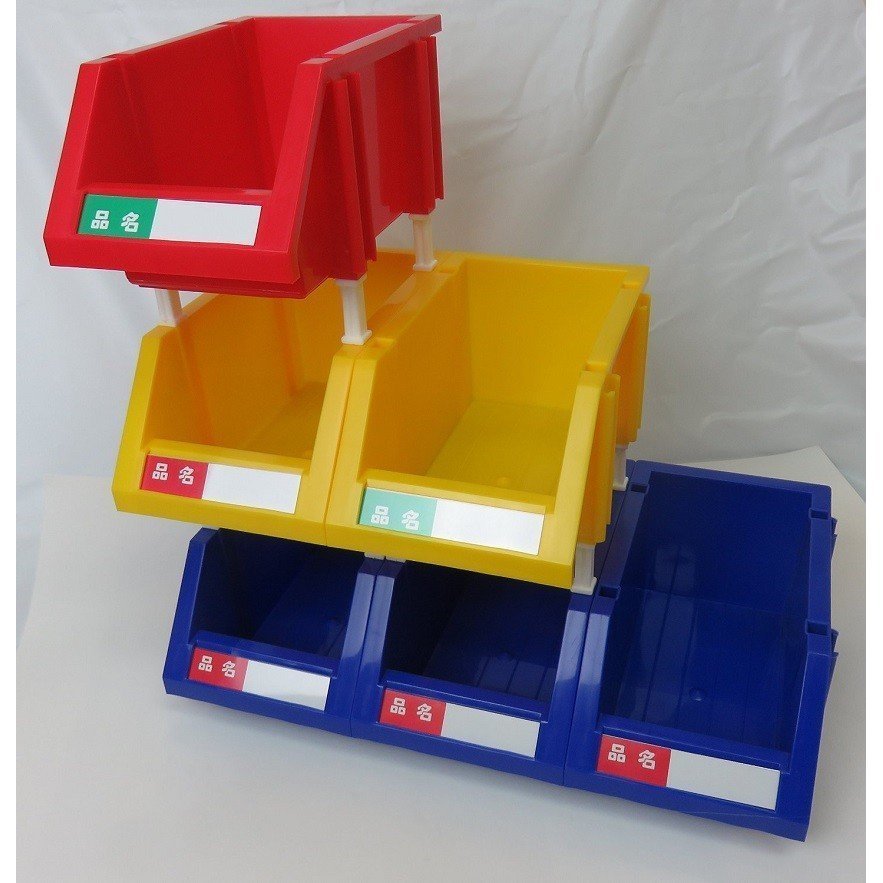  объединенный детали box ( маленький ) ×18ko[ три person хороший ] три цвет смешивание комплект ( голубой / желтый / красный каждый 6ko) контейнер детали box название . есть целый . полки место хранения 