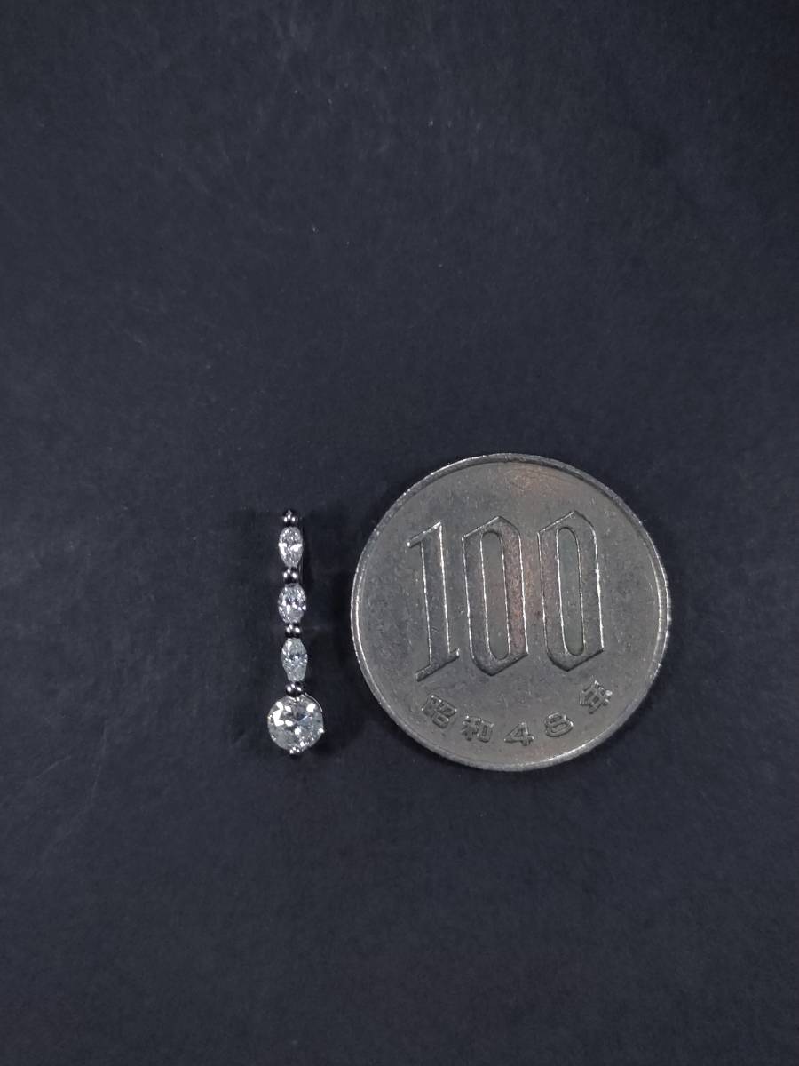K18WG ダイヤ 0.30ct ペンダントトップ | grocerybazaar.store