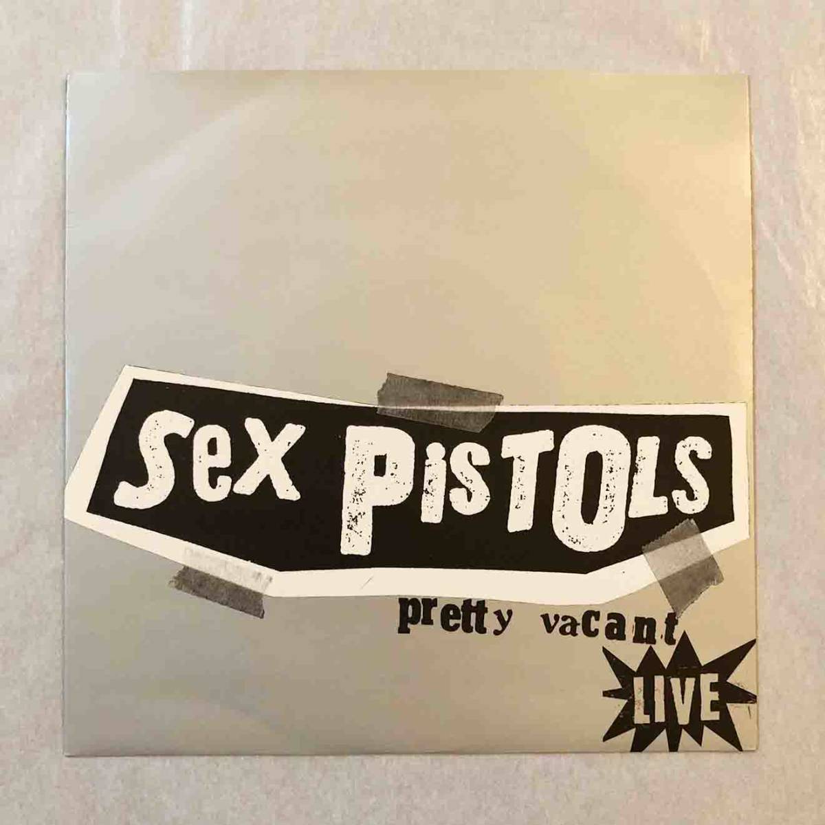 ■1996年 UK盤 オリジナル SEX PISTOLS - Pretty Vacant Live 7”EP Silver Vinyl VUS 113 Virgin Records_画像1