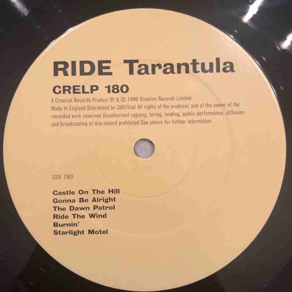 ■1996年 UK盤 オリジナル 新品 RIDE - Tarantula 12’LP Limited Edition CRElLP 180 Creation Records_画像5
