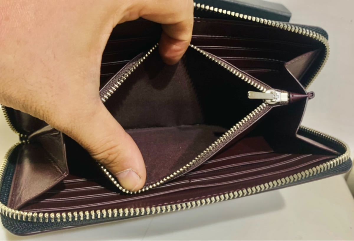 匿名配送□箱あり□スタッズ□COACH コーチ 財布 ブラック レザー