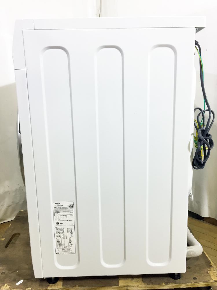 地域限定送料無料★2020年製★新品未使用★AQUA ８kg 「40℃洗浄、40℃つけおき、60℃除菌コース」搭載!!ドラム式洗濯機【AQW-FV800E】AO8J_画像7