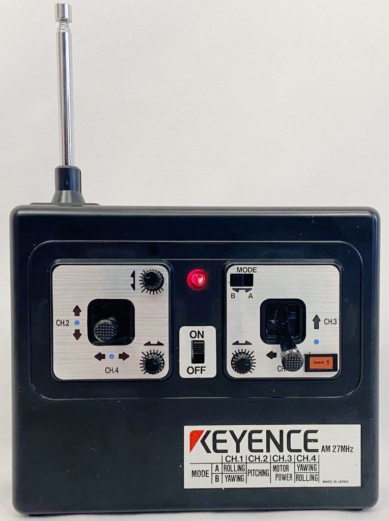 動作OK! キーエンス KEYENCE H-610BP レボリューター ラジコン ヘリコプター 室内用 電動 おもちゃ 玩具 光 センサー 発泡スチロール 製 _画像3