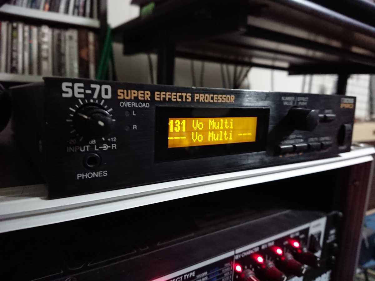 ヤフオク! - 【動作確認済 説明書/純正アダプター付】BOSS SE-7...