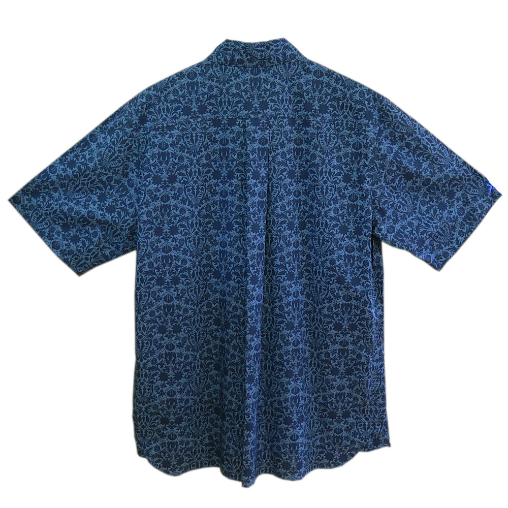 [ new goods ]Le minor( Le Minor )MEN\'S men's LIBERTY Liberty short sleeves shirt EL19112 col. NAVY size :4(L) made in Japan 