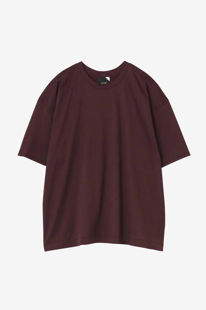【新品】ATON SUVIN60/2 半袖Tシャツ サイズ2 エイトン カットソー オーバーサイズ