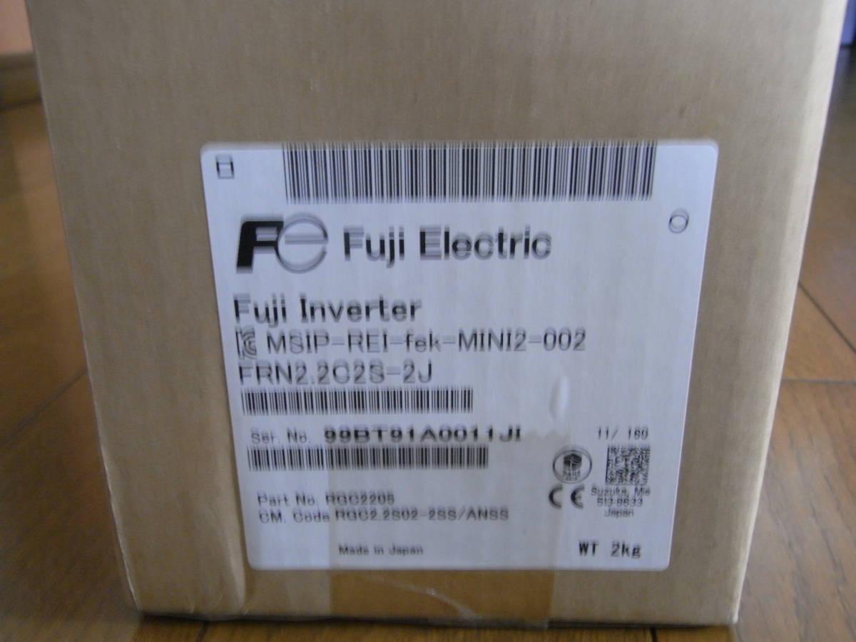 ☆富士電機 FUJI FRN2.2C2S-2J インバータ 2.2kw ☆ | contifarma.pe