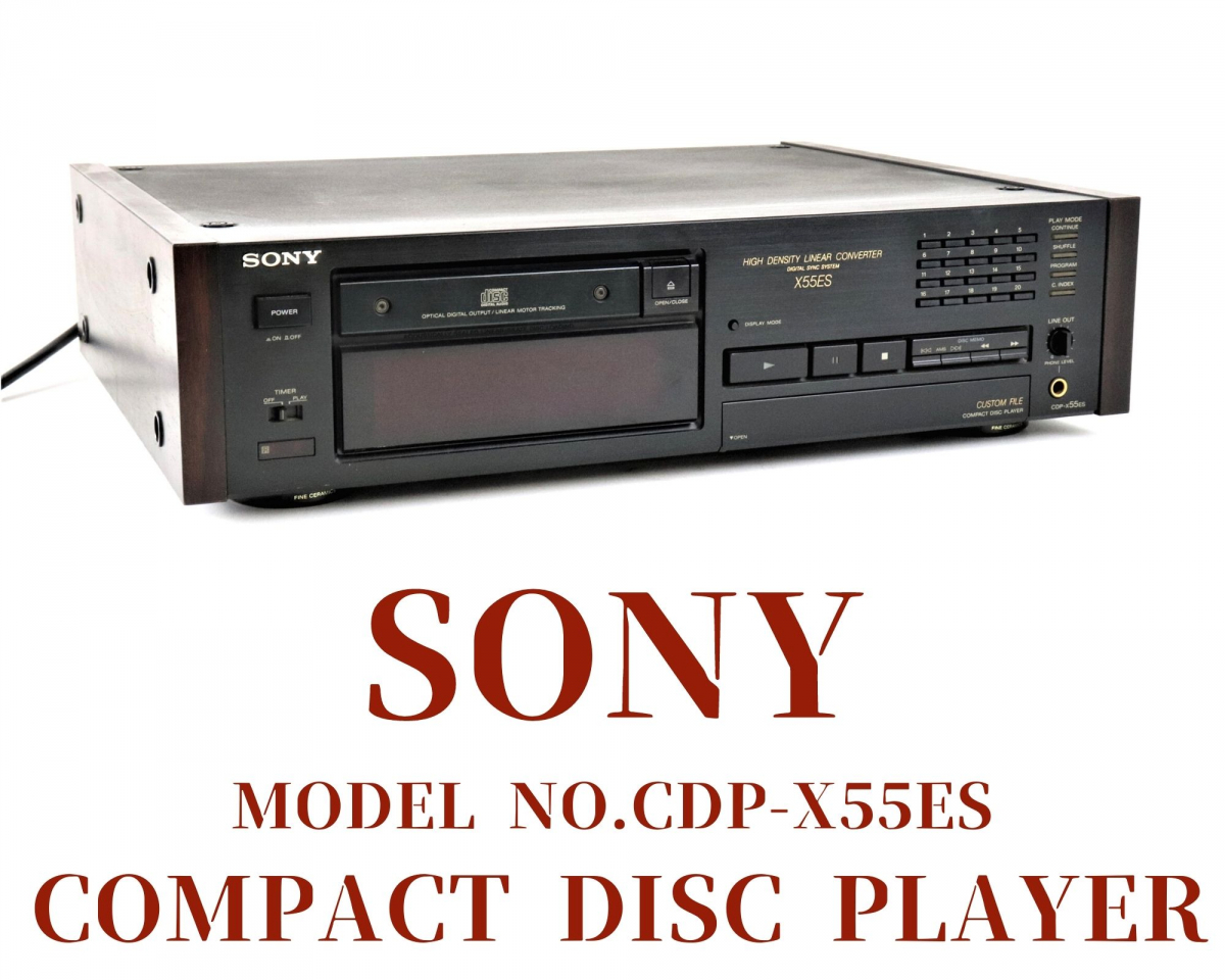 SONY CDプレーヤー CDP-X55ES-