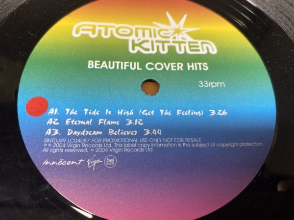 NO 5-2045 ◆ 12インチ ◆ Atomic Kitten ◆ Beautiful Cover Hits_画像1