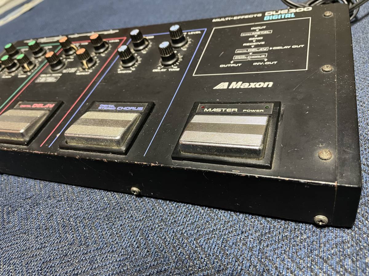 Maxon DUE300 デジタルマルチエフェクター Yahoo!オークション - MAXON DUE300 MULTI EFFECTS DIGITAL