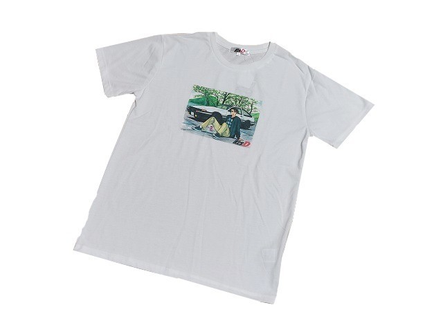 【新品】頭文字D 藤原 拓海 AE86 Tシャツ 半袖【M】白★イニシャルD ハチロク トレノ アニメ Initial D MFゴースト MF GHOST しげの秀一_画像1