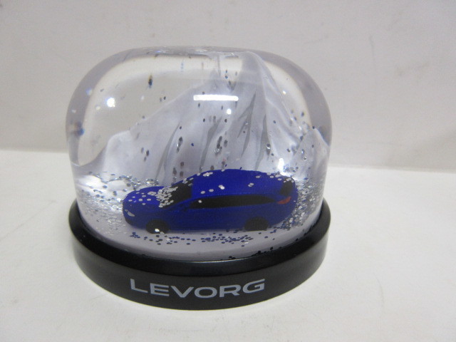 * last. 1 piece *SUBARU Subaru * snow dome Levorg LEVORG* blue * white Capsule * new goods * unused *