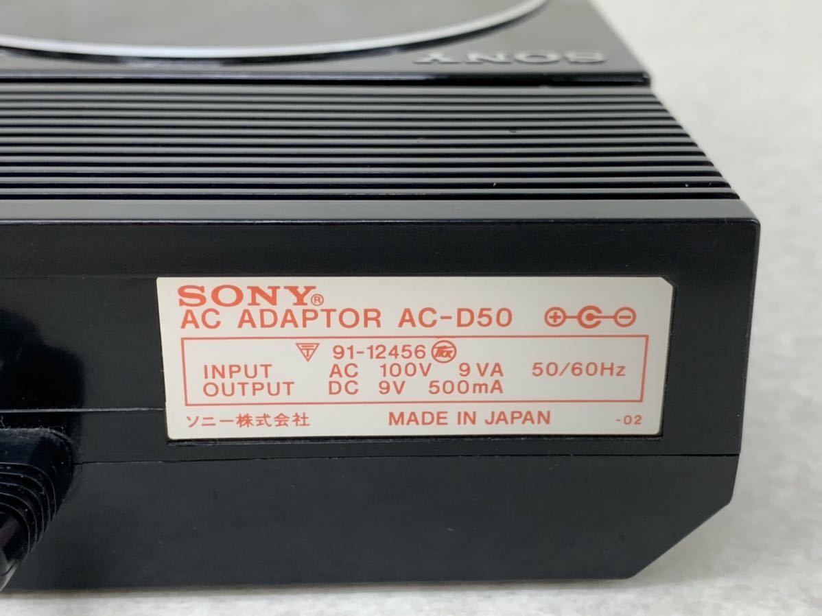 ◇989(60) SONY ソニー CDプレーヤー AC-D50 コンパクト ポータブル