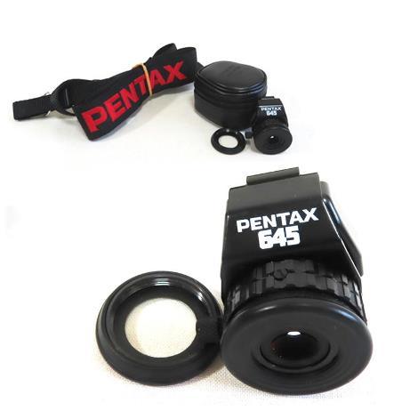 PENTAX/ペンタックス/645ボディ+マグニファイヤー+ストラップ/極美品　動作OK！_画像9