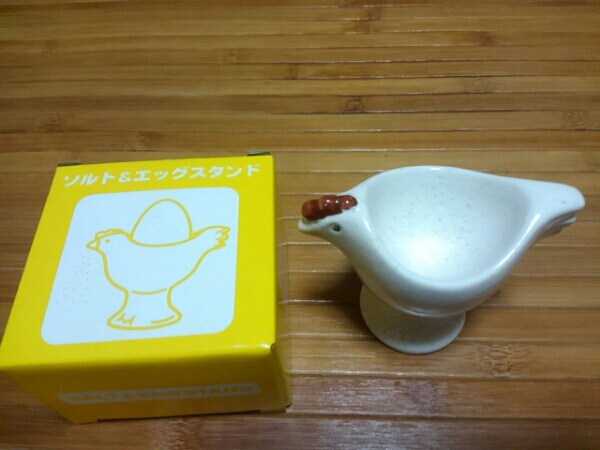 卵スタンド 六宝窯 ソルト エッグスタンド 日本製 干支鶏 インテリア 雑貨 置物 ポイント消化の画像1