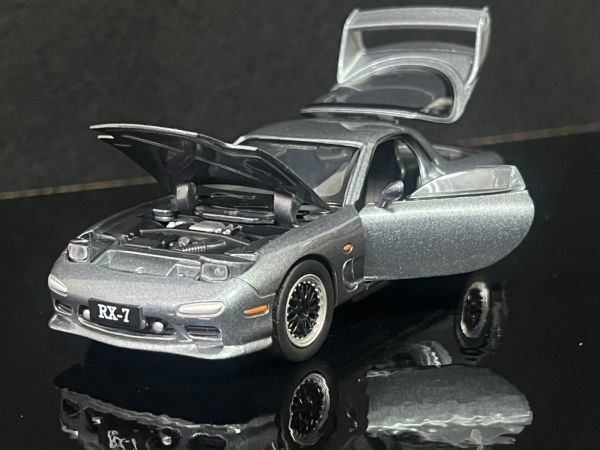 RX-7 マツダ 1/32 ミニカー FD ガンメタ イニシャルD_画像8