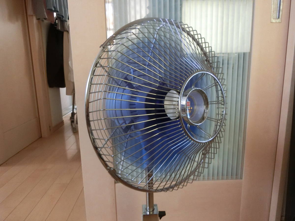  Matsushita Electric Industrial NATIONAL National ELECTRIC FAN F-30LH electric fan 3 sheets wings root 30cm operation verification ending explanatory note . please read. used 