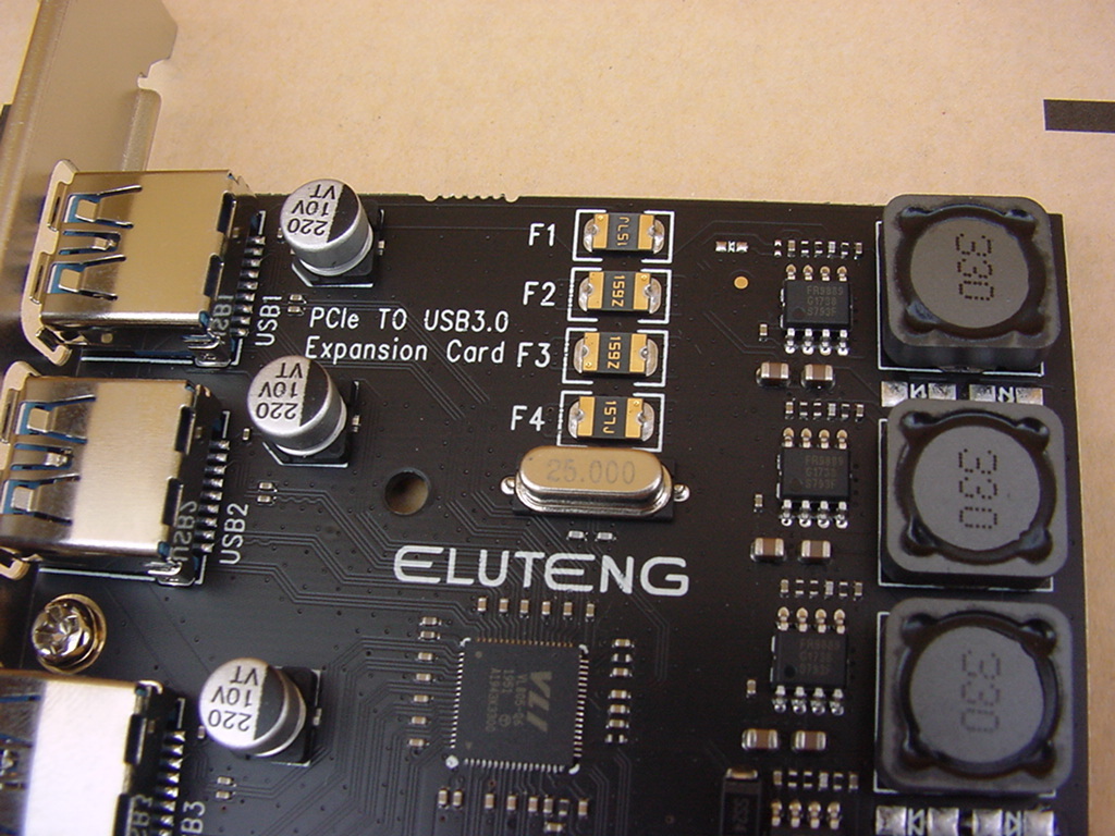 ELUTENG☆USB3.0 増設ボード PCI-E☆４ポート☆保証なし_画像7