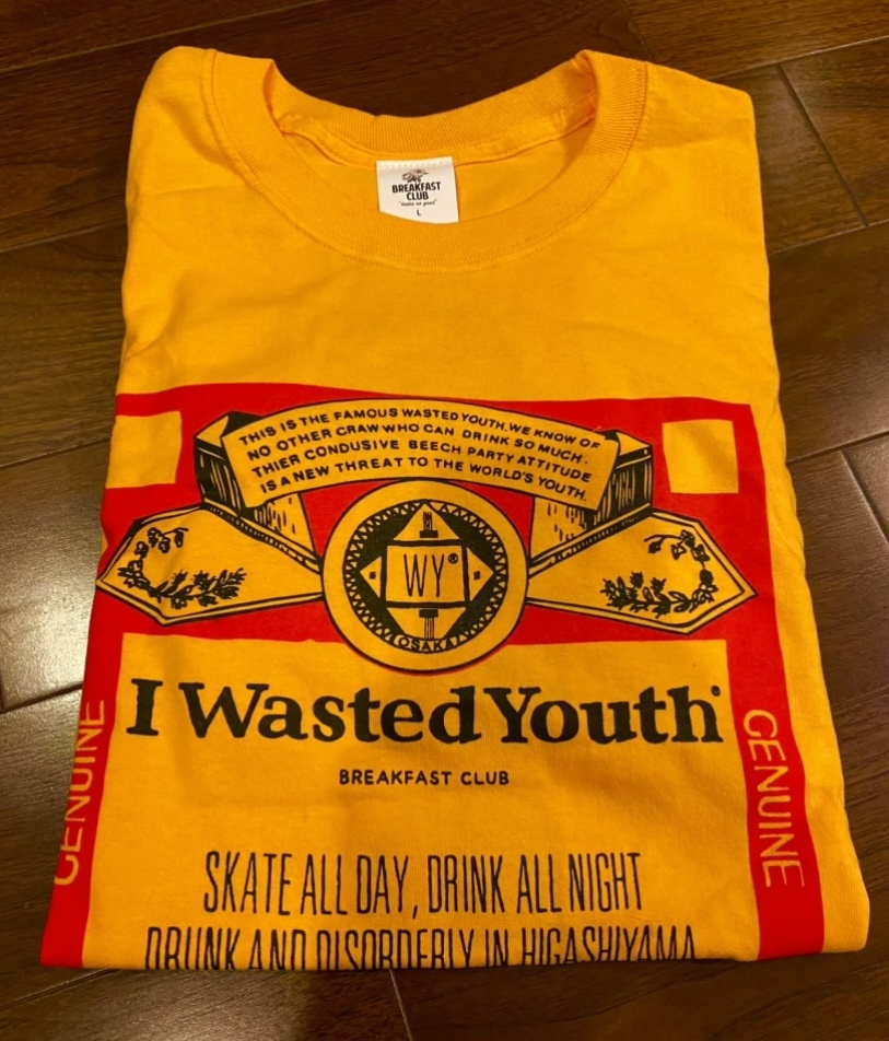 破格値下げ】 youth wasted Lサイズ 新品 × orange オレンジ Tシャツ