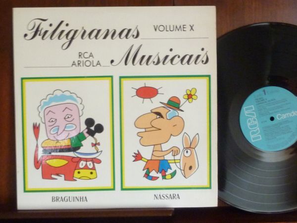 BRAGUINHA/NASSARA/Filigranas Musicais VOL.X-10.010.88（LP）_画像1
