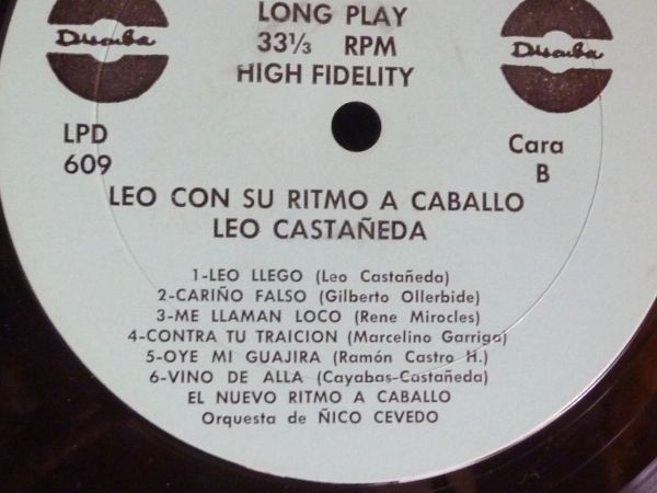 LEO CASTANEDA/SU RITMO CABALLO-609（LP）_画像5