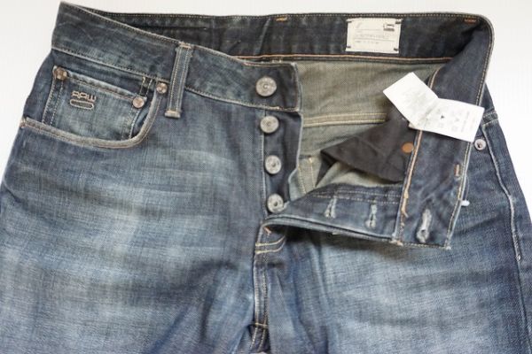 【即決】G-STAR RAW ジースターロウ メンズ デニムパンツ ジーンズ 紺系 サイズ:W30/L32【746923】_画像5